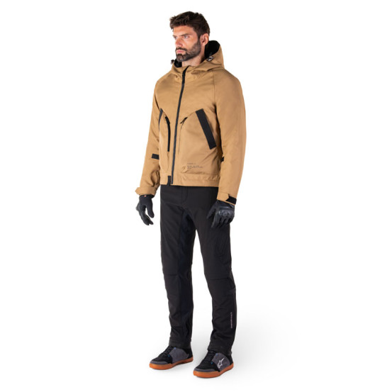 Veste moto Alpinestars Morush WP Marron