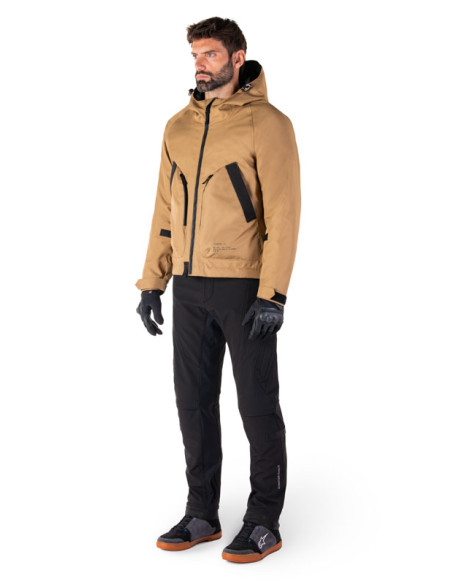Veste moto Alpinestars Morush WP Marron