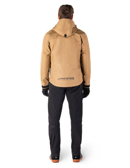 Veste moto Alpinestars Morush WP Marron
