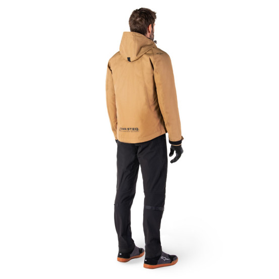 Veste moto Alpinestars Morush WP Marron