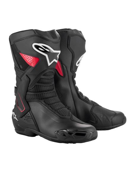 Bottes moto Alpinestars SMX 6 V3 Drystar Noir Rouge