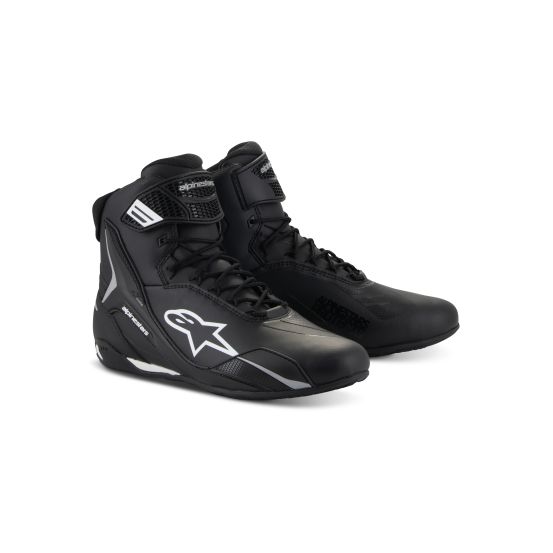 Baskets moto femme Alpinestars Stella Faster-4 Noir