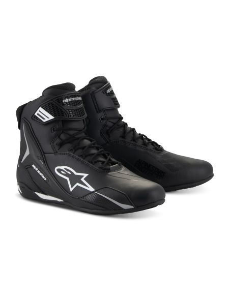 Baskets moto femme Alpinestars Stella Faster-4 Noir