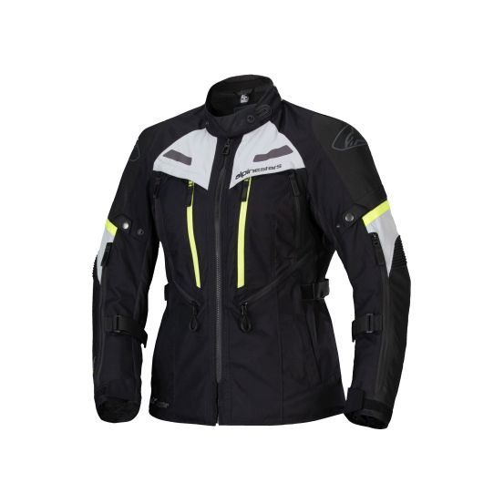 Veste moto femme Alpinestars Stella Bogota Pro Drystar Noir Jaune