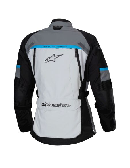 Veste moto femme Alpinestars Stella Bogota Pro Drystar Gris Noir Bleu
