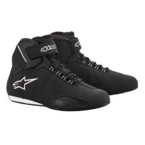 Baskets moto femme Alpinestars Stella Sektor Waterproof Noir Argent