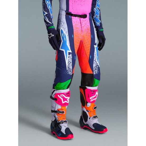 Pantalon cross Alpinestars Supertech édition limitée Records - Multicouleur