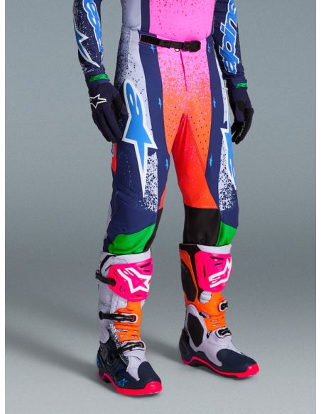 Pantalon cross Alpinestars Supertech édition limitée Records - Multicouleur