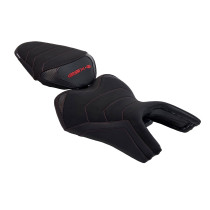 Selle confort BAGSTER SIT'N GO Noir - Rouge - Suzuki GSX 8S / R 2023–2026