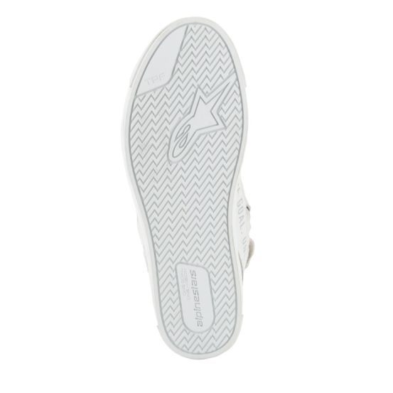 Baskets moto femme Alpinestars Stella Stated Podium Blanc Gris Clair