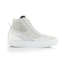 Baskets moto femme Alpinestars Stella Stated Podium Blanc Gris Clair 2