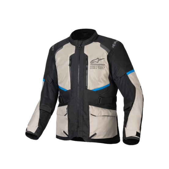 Veste moto Alpinestars Andes Air Drystar Noir Grey Bleu