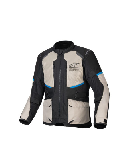 Veste moto Alpinestars Andes Air Drystar Noir Grey Bleu