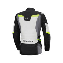 Veste moto femme Alpinestars Stella ST-1 WP Gris Noir Jaune 2