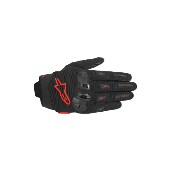 Gants moto racing Alpinestars SP-X 5 Air Noir Rouge Fluo