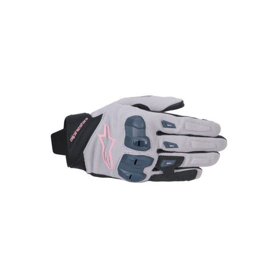 Gants moto racing femme Alpinestars Stella SP-X 1 Gris Noir