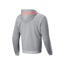 Sweat moto Alpinestars Chrome V2 Sport Hoodie Gris Fluo Rouge 2