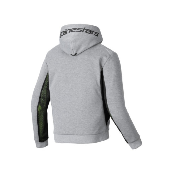 Sweat moto Alpinestars Chrome Air Sport Hoodie Gris Heather Noir