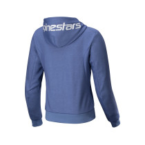 Sweat moto femme Alpinestars Stella Chrome V2 Sport Bleu Violet Blanc 2