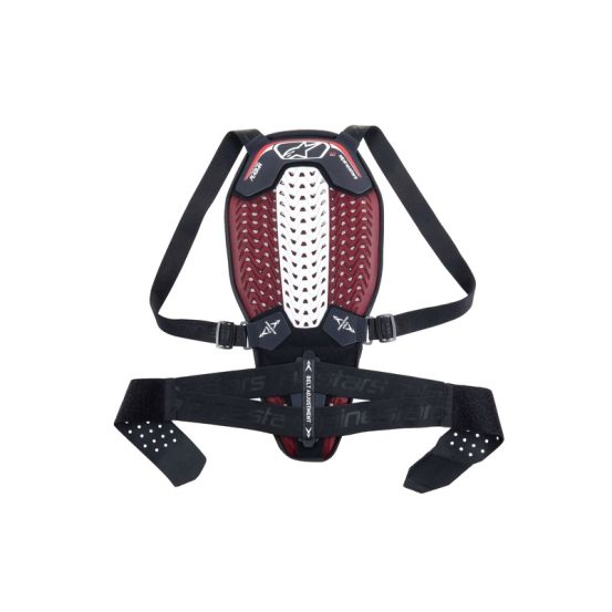 Dorsale moto Alpinestars Nucleon Plasma Noir Blanc Rouge