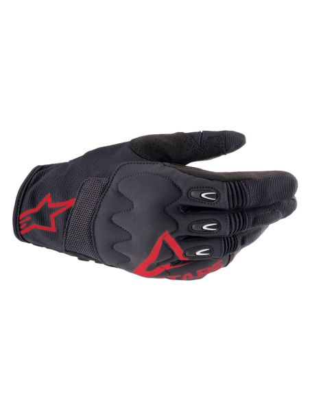 Gants enduro Alpinestars Techdura Noir Rouge