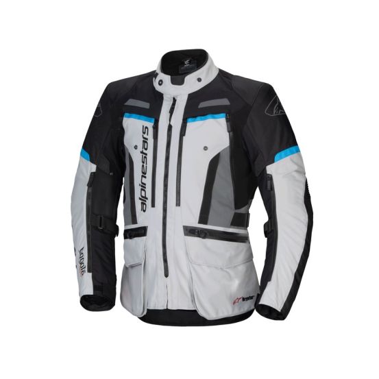 Veste moto Alpinestars Bogota Pro Drystar Gris Noir Bleu