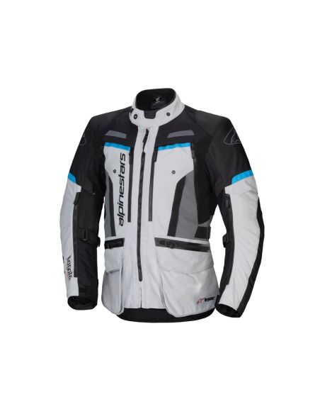 Veste moto Alpinestars Bogota Pro Drystar Gris Noir Bleu
