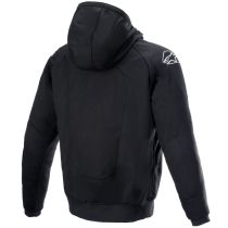 Sweat moto Alpinestars Chrome Ignition Noir Jaune Fluo 2