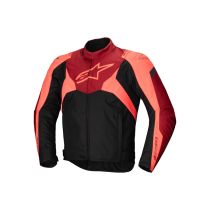 Blouson moto Alpinestars T-Jaws V4 Waterproof Rouge Noir