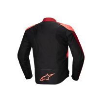 Blouson moto Alpinestars T-Jaws V4 Waterproof Rouge Noir 2