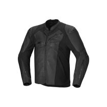 Blouson moto cuir racing Alpinestars Faster V3 Noir