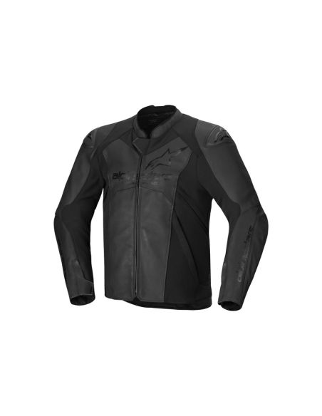 Blouson moto cuir racing Alpinestars Faster V3 Noir
