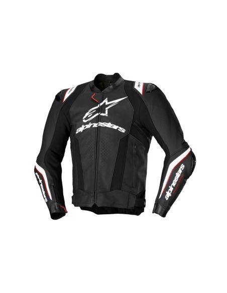 Blouson moto cuir racing Alpinestars Missile V3 Ignition Noir