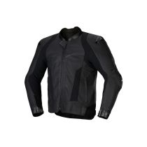 Blouson moto cuir racing Alpinestars Missile V3 Noir