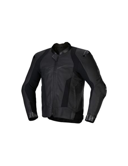 Blouson moto cuir racing Alpinestars Missile V3 Noir