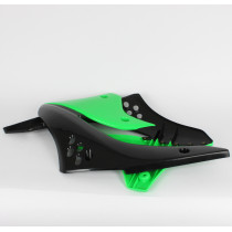 Ouies de radiateur - Noir Vert - UFO Kawasaki 450 KXF 2006-2008