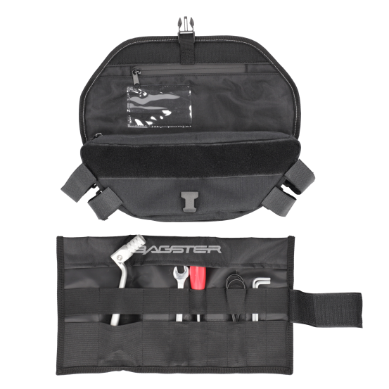 Sacoche Guidon BAGSTER Guide On 2,5 L - Gris Noir