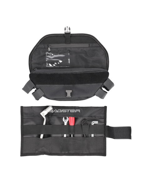 Sacoche Guidon BAGSTER Guide On 2,5 L - Gris Noir