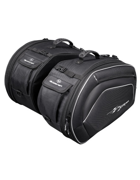 Sacoches cavalières BAGSTER Tourer 30-40 L - Noir gris