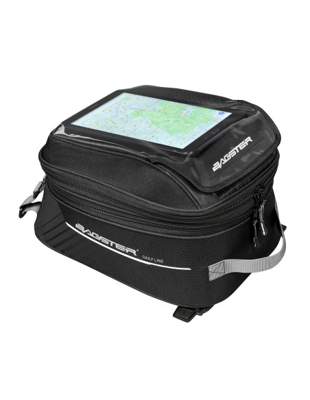 Sacoche de réservoir BAGSTER D-Line Impact Tradi 22 L - Noir