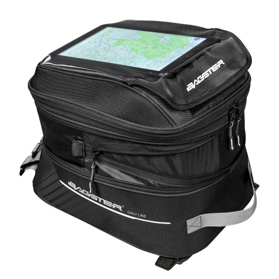 Sacoche de réservoir BAGSTER D-Line Impact Tradi 22 L - Noir