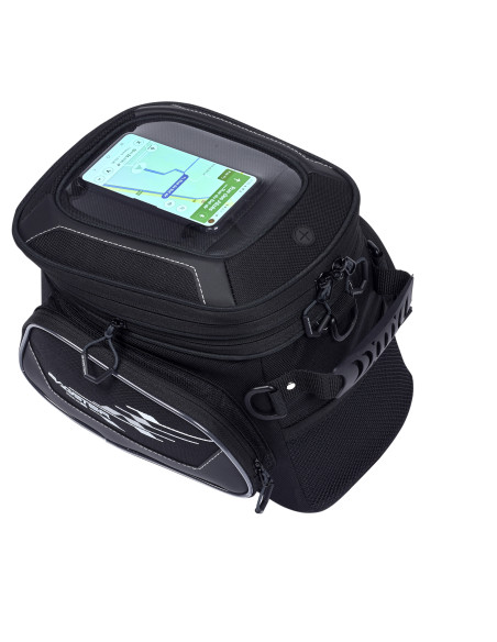 Sacoche de réservoir BAGSTER Raptor Tabs 10 L - Noir