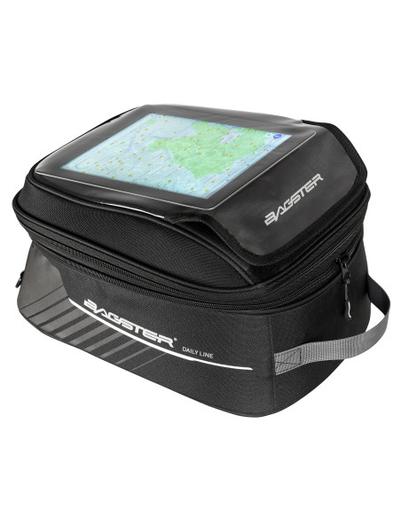 Sacoche de réservoir BAGSTER D-Line Impact Magnet 20-30 L - Noir