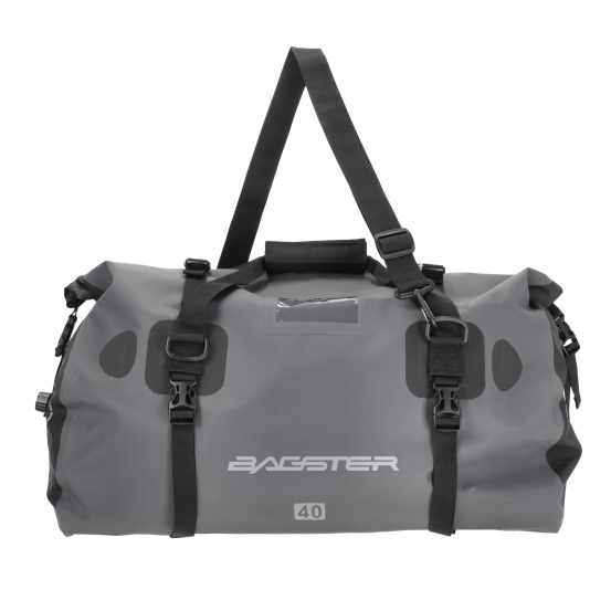 Sac de selle BAGSTER Drybag 40L 40 L - Gris Noir