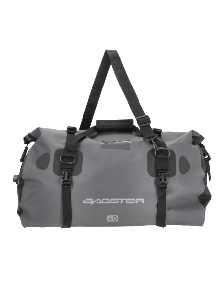 Sac de selle BAGSTER Drybag 40L 40 L - Gris Noir