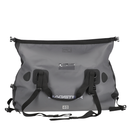 Sac de selle BAGSTER Drybag 40L 40 L - Gris Noir