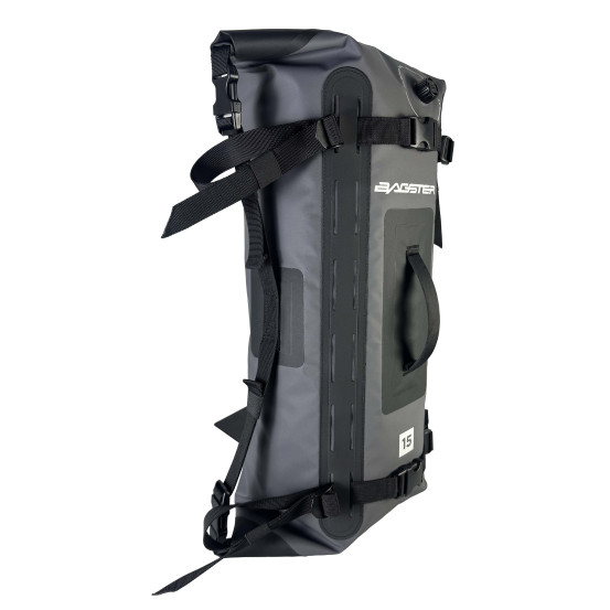 Sac de selle BAGSTER étanche Drybag 15L 15 L - Gris Noir