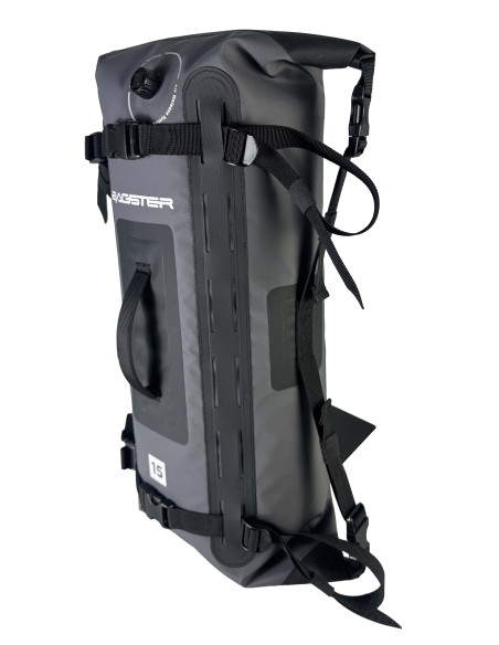 Sac de selle BAGSTER étanche Drybag 15L 15 L - Gris Noir
