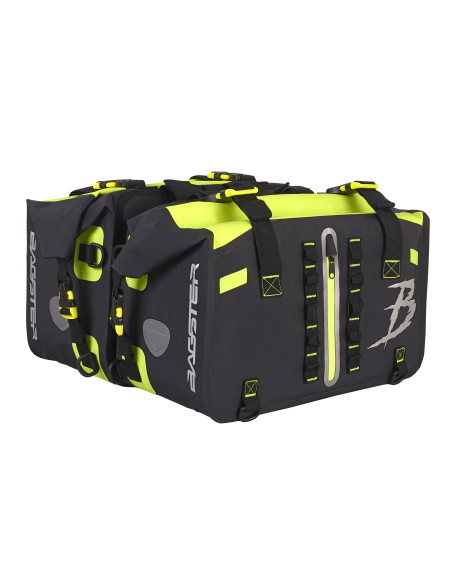 Sacoches cavalières BAGSTER Hawk 20-30 L - Jaune fluo