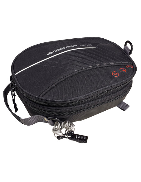 Sacoche de selle BAGSTER D-Line Locker 20 L - Noir